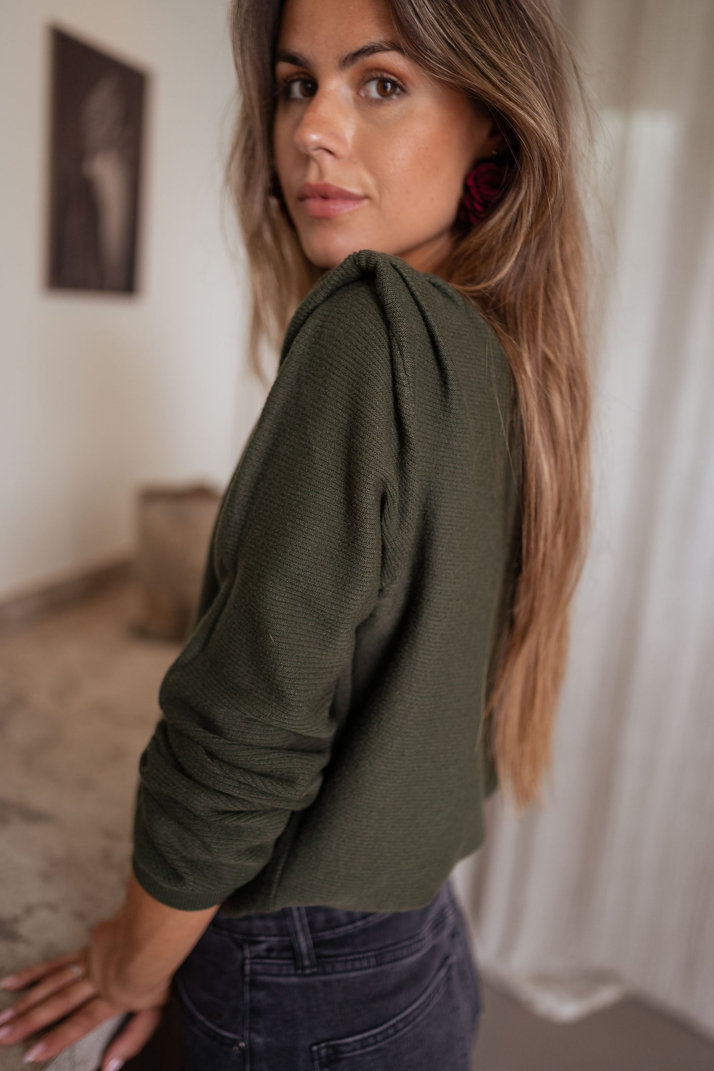 Khaki Aurelien Sweater