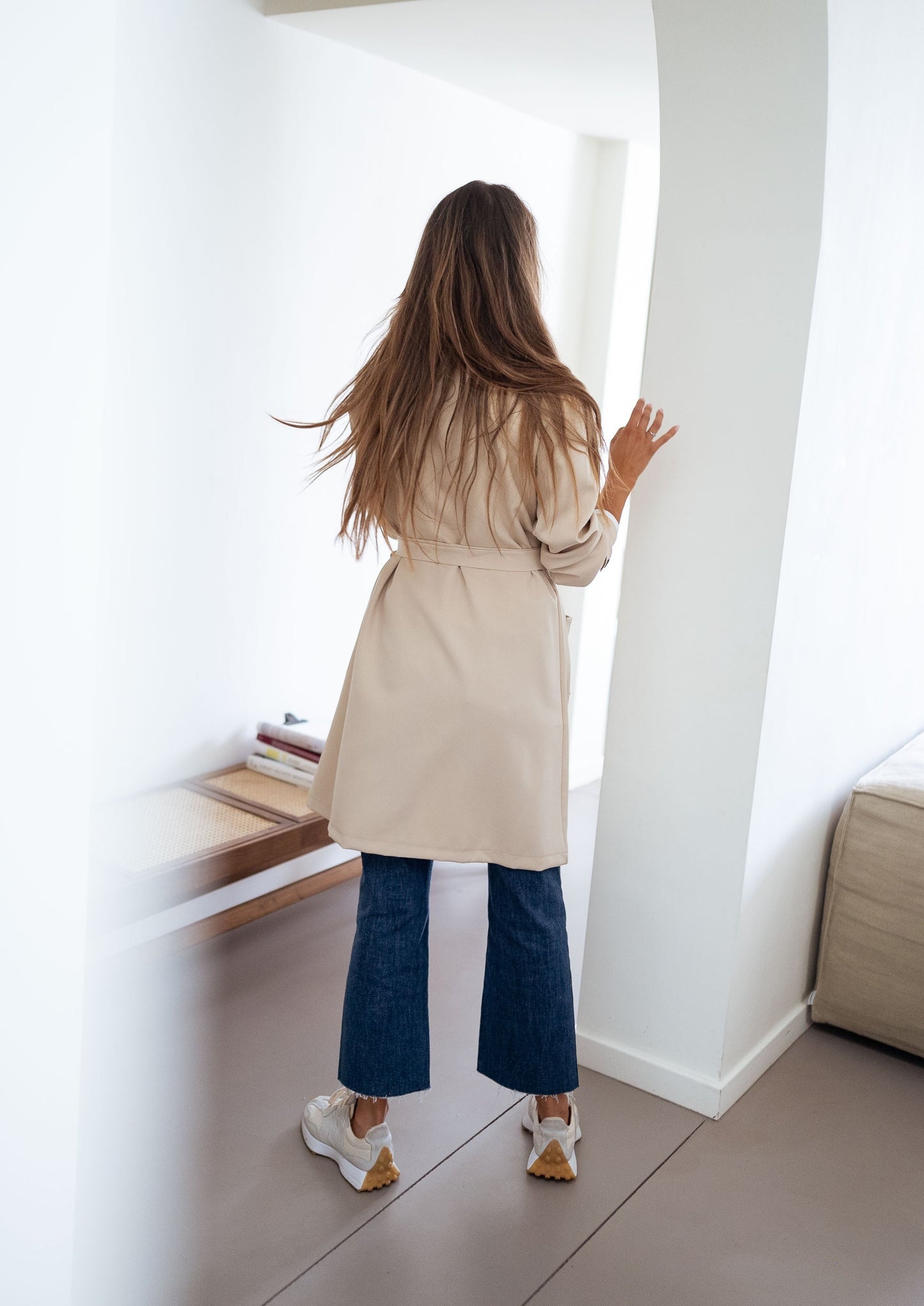 Beige Auguste Trench Coat