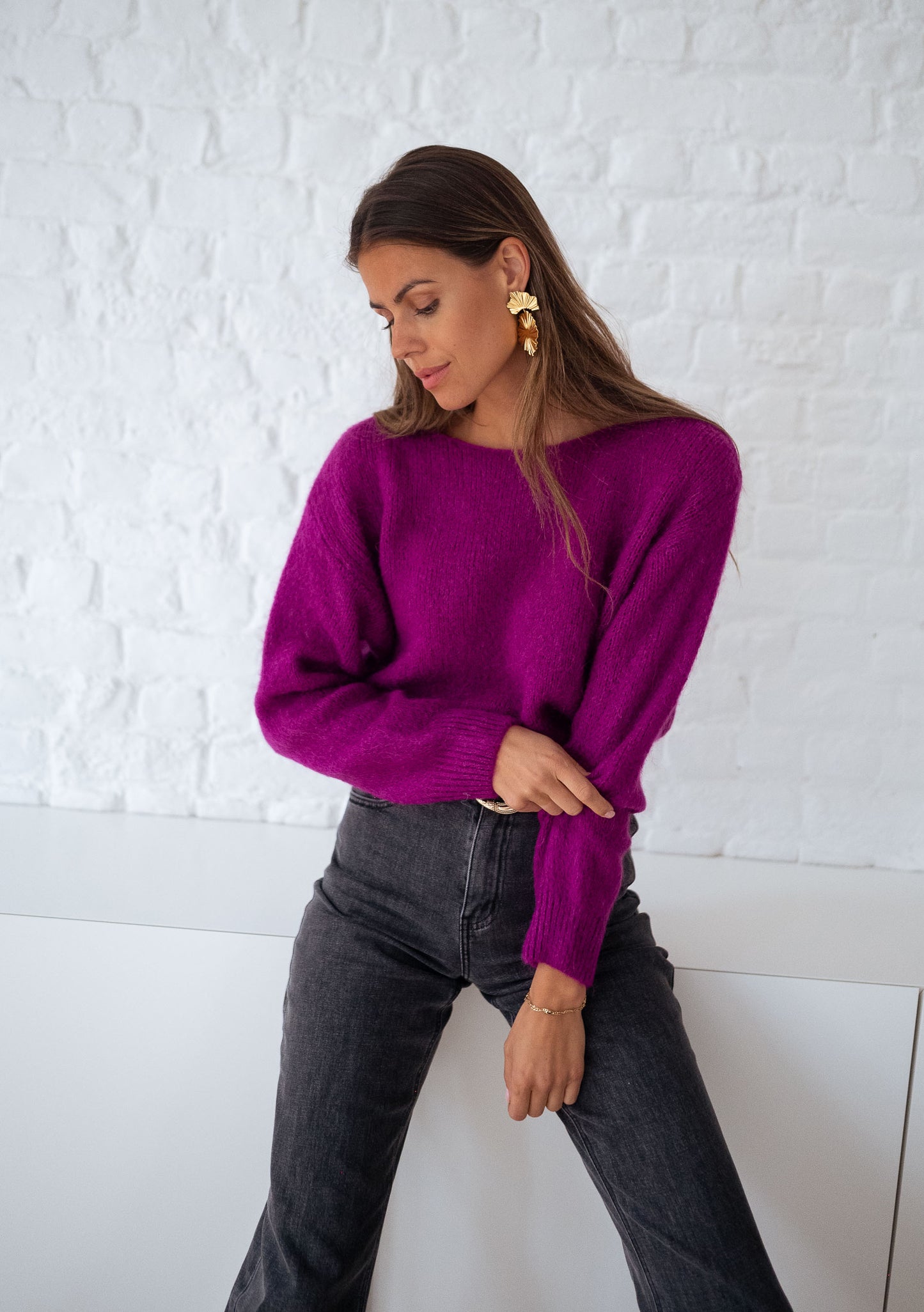 Purple Lidy Sweater