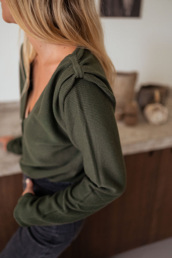 Khaki Aurelien Sweater