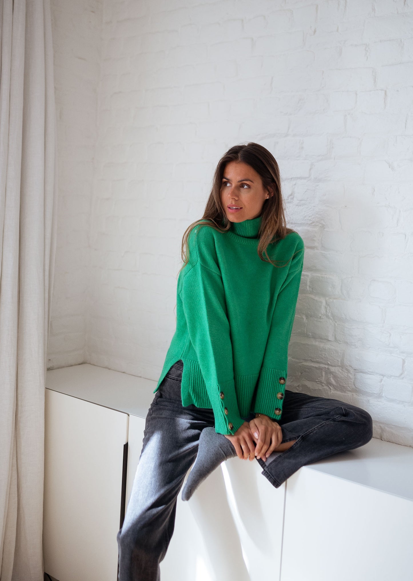 Green Matis Sweater