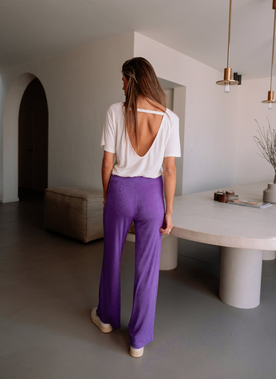 Purple Iris Pants