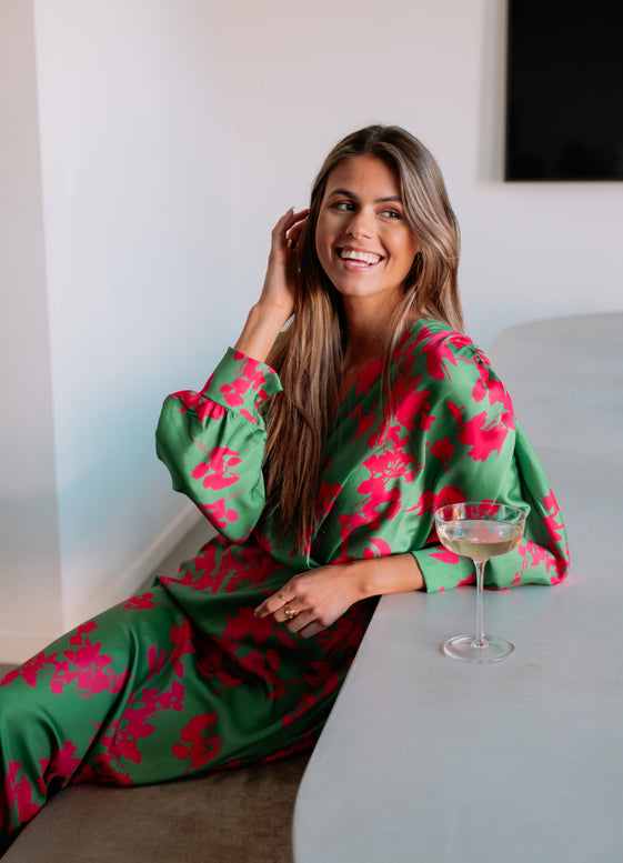 Green And Pink Keeper Dress Easy Clothes North America Green And Pink Keeper Dress Easy Clothes North America