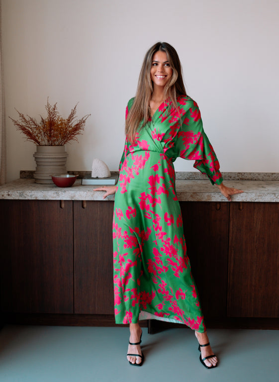 Green And Pink Keeper Dress Easy Clothes North America Green And Pink Keeper Dress Easy Clothes North America