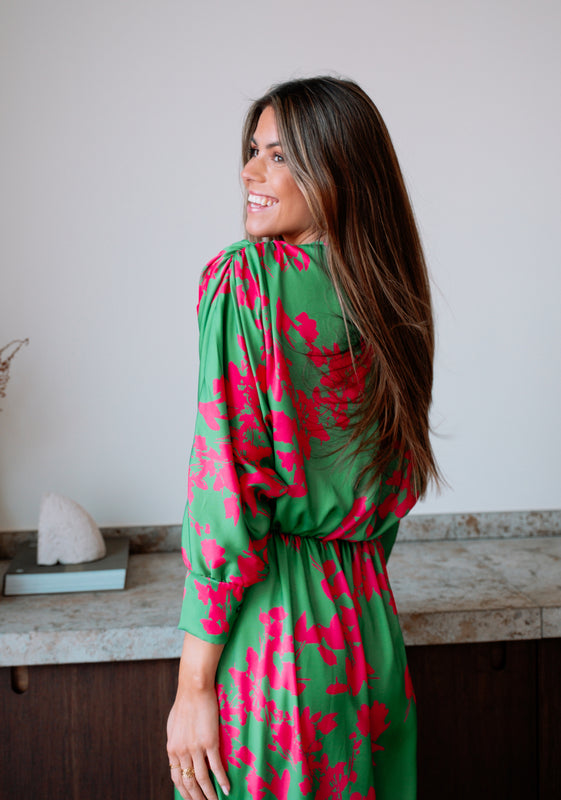 Green And Pink Keeper Dress Easy Clothes North America Green And Pink Keeper Dress Easy Clothes North America