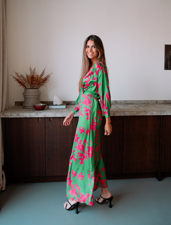 Green And Pink Keeper Dress Easy Clothes North America Green And Pink Keeper Dress Easy Clothes North America